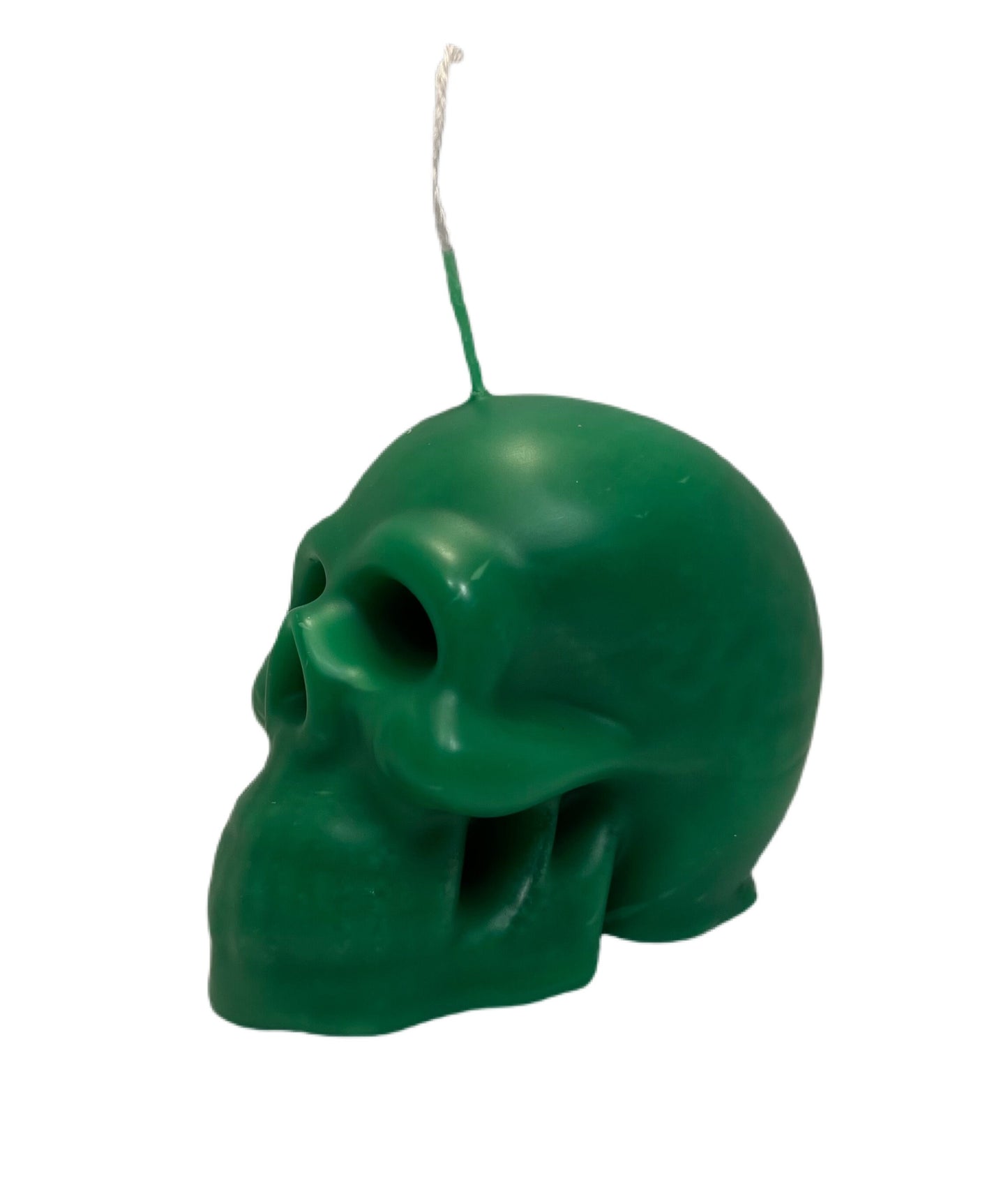 100% Beeswax Ritual Image Skull Candle For Domination, Headwork, Mind Control, Destruction, Healing and more 24-72 HR Burn Time